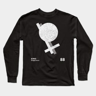 KINO / Кино́ / Minimalist Graphic Artwork Design Long Sleeve T-Shirt